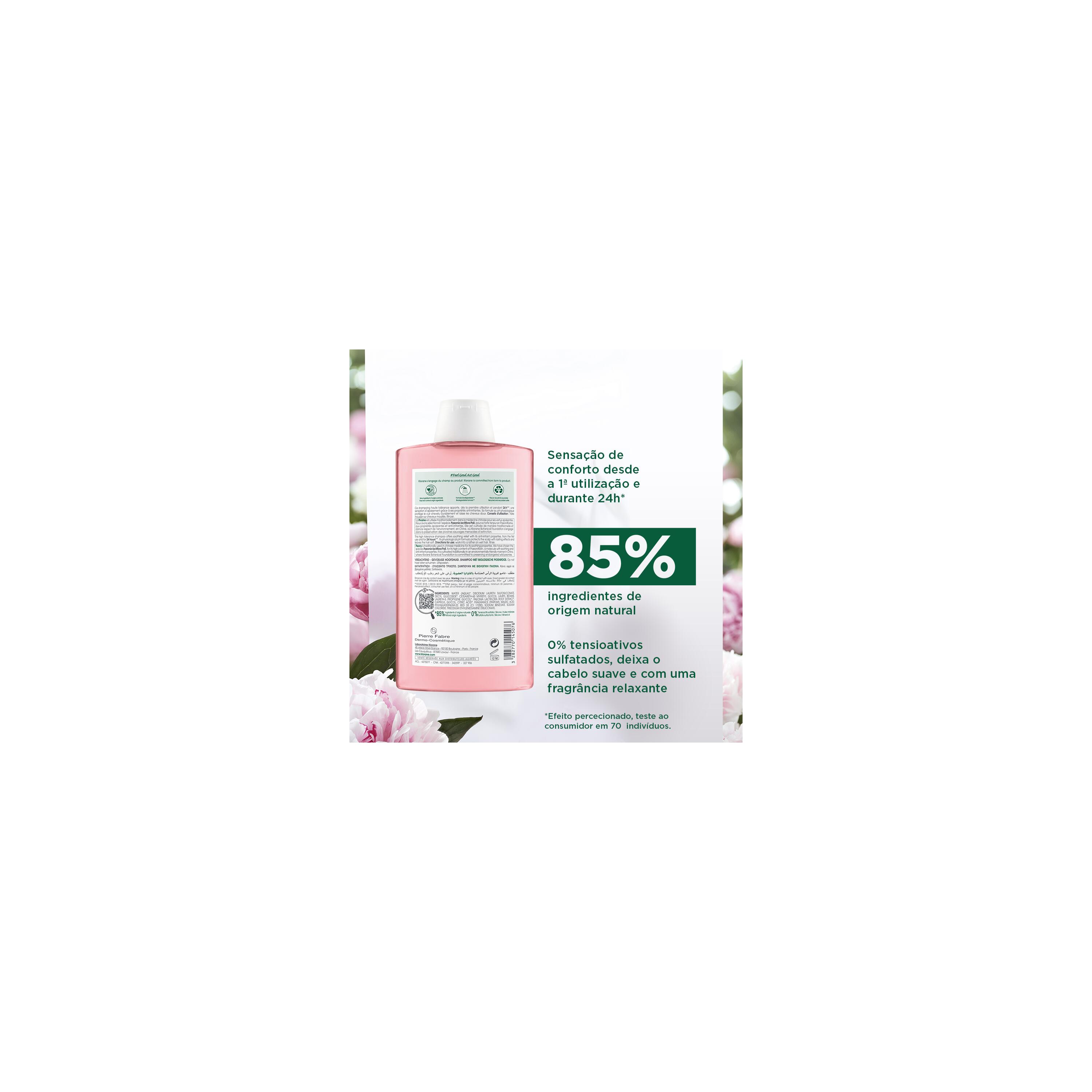 Klorane Champô Peonia Bio 400ml